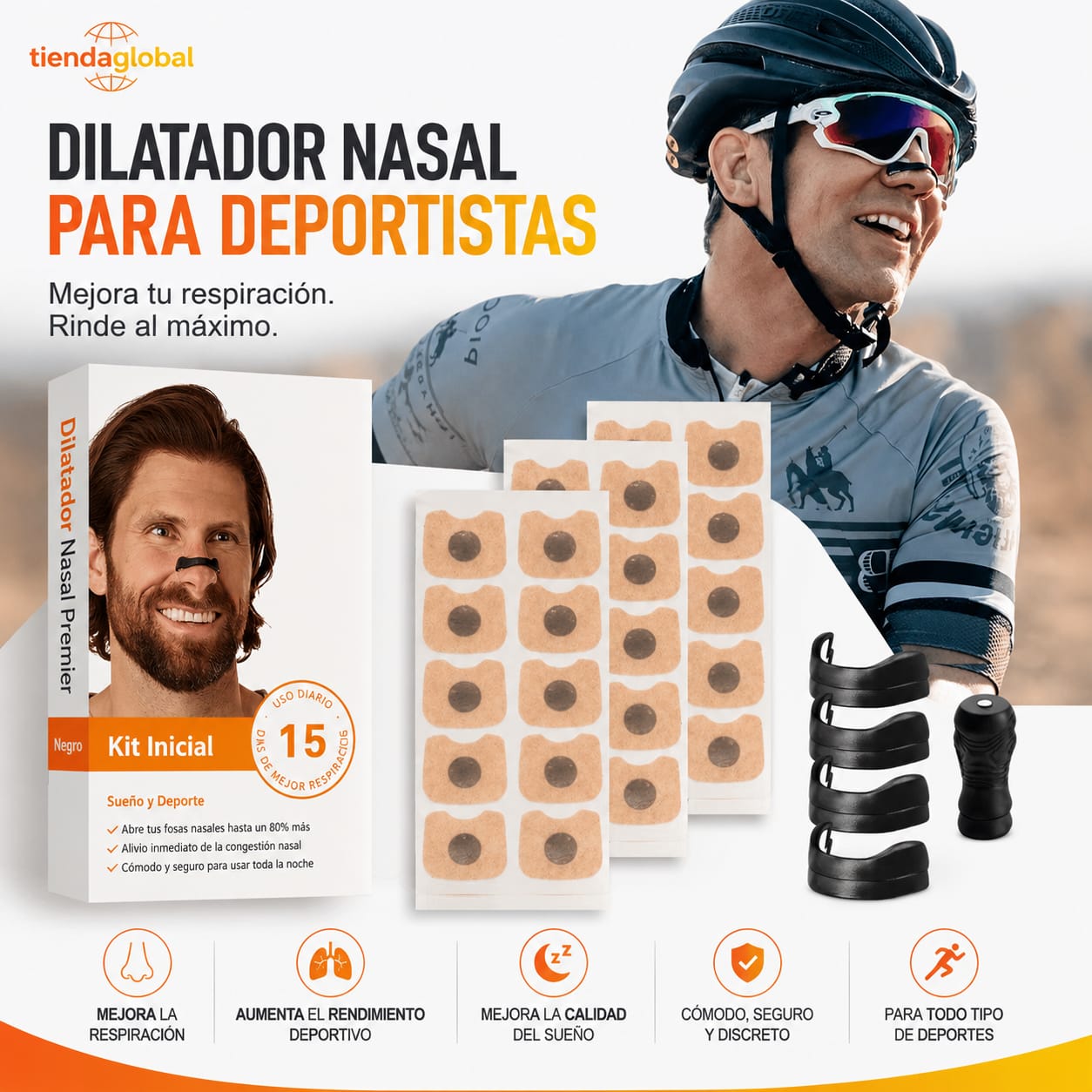 - ¡Dile Adiós a los Ronquidos! Dilatador Magnético Efectivo
